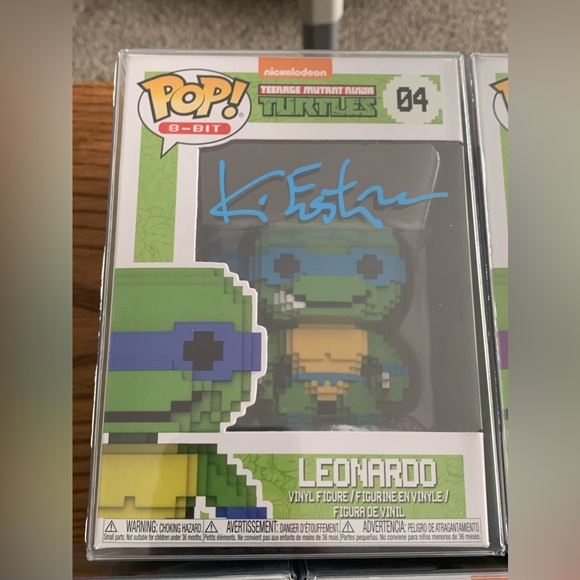 TMNT Nickelodeon Signed Funko Pops Lot of 5 - Eastman & Saito - Picture 4 of 10